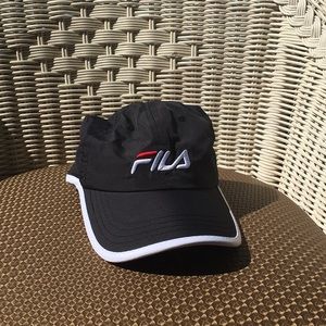 Polyester FILA athletic cap